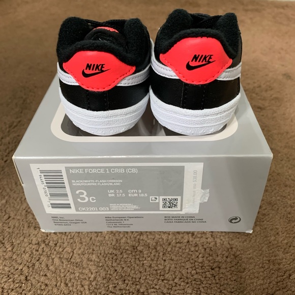 NIKE AIR FORCE 1 CRIB SHOES - Picture 3 of 3